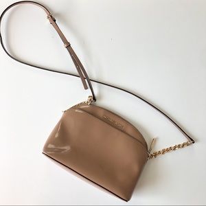 Michael Kors Crossbody Purse with gold accents